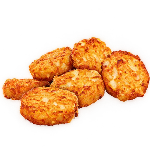 Hash browns - crispy golden fried potato patties, a classic breakfast side