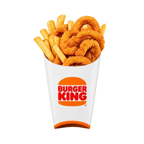 Have-sies fries and onion rings combo - half fries half onion rings side